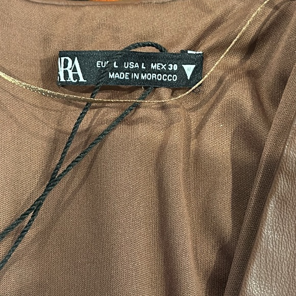 Brand new ZARA faux leather dress - Picture 8 of 11